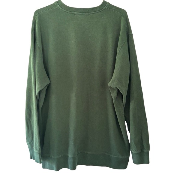 VTG Polo Golf Ralph Lauren Sweatshirt Mens XL Green Crest Golf Shield V Neck - Picture 2 of 7